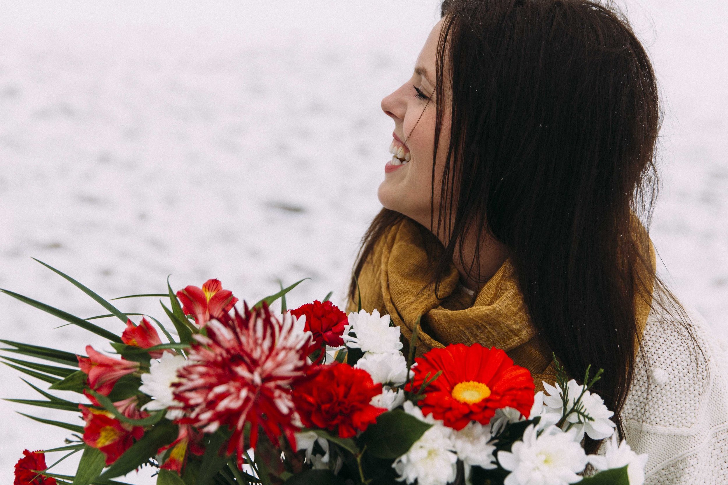 Winter engagement in Kelowna