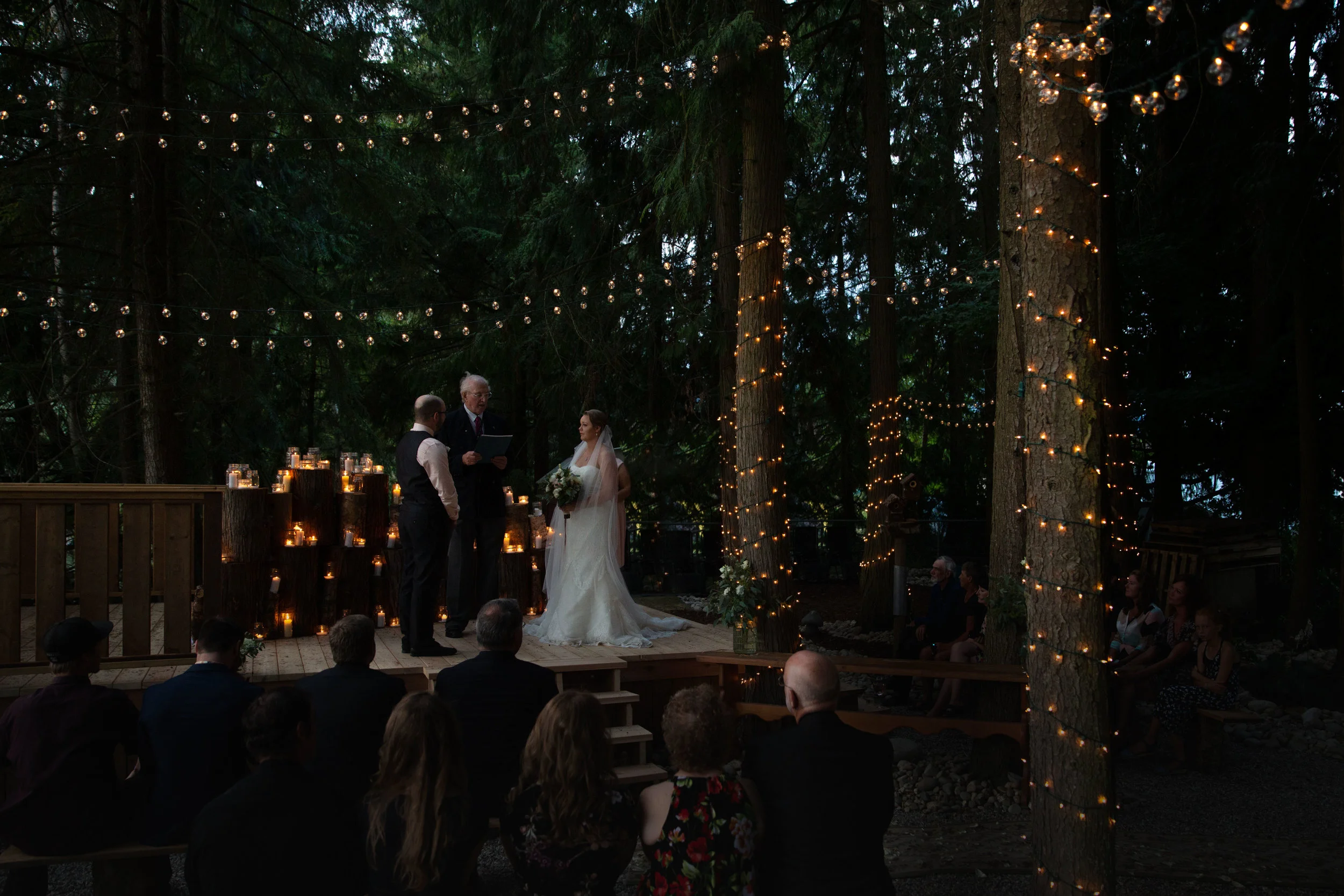 Brandy &amp; Steven backyard wedding pictures in Sicamous British Columbia.