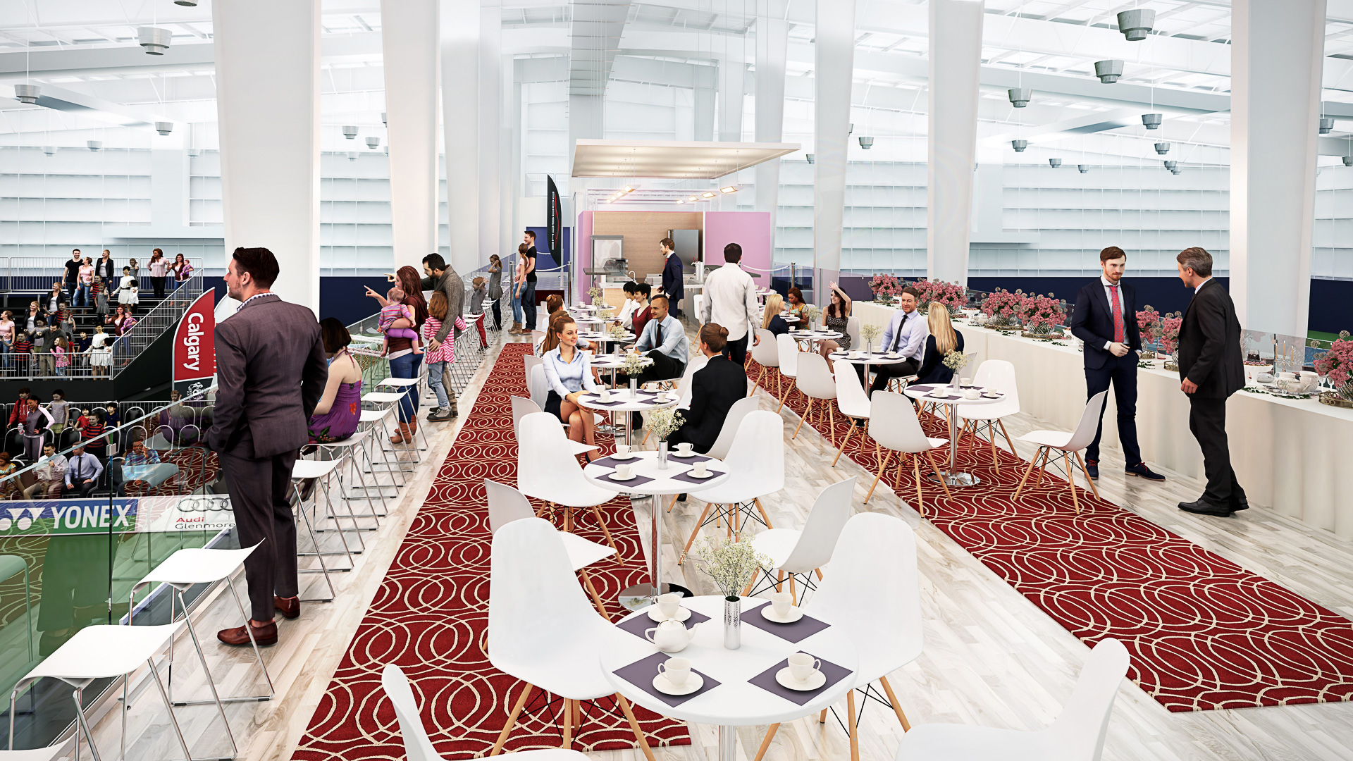 Alberta Tenis Centre Renderings — The Rapid Eye Movement Calgary