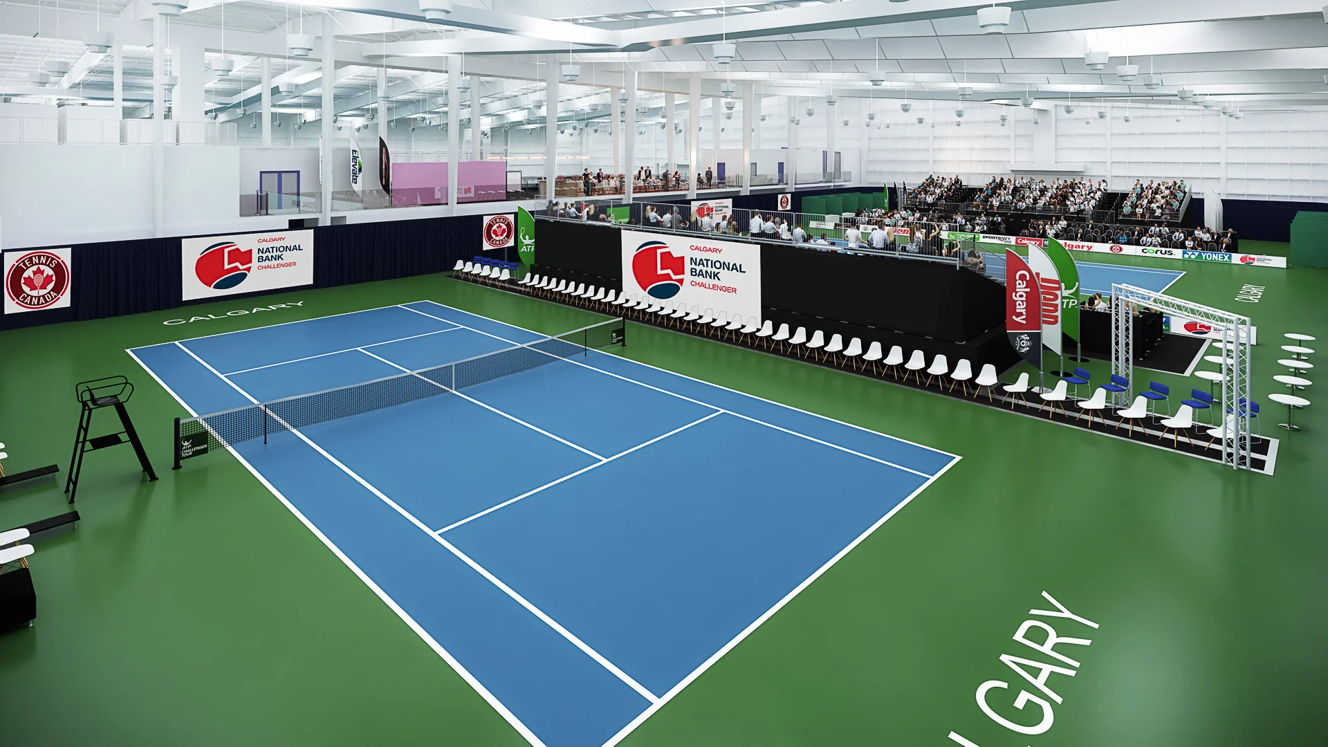 Alberta Tenis Centre Renderings — The Rapid Eye Movement Calgary