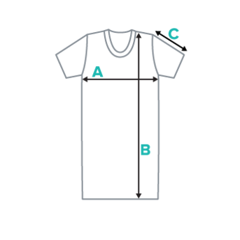 Women's T Shirt Dress Product Measurements Guide .png