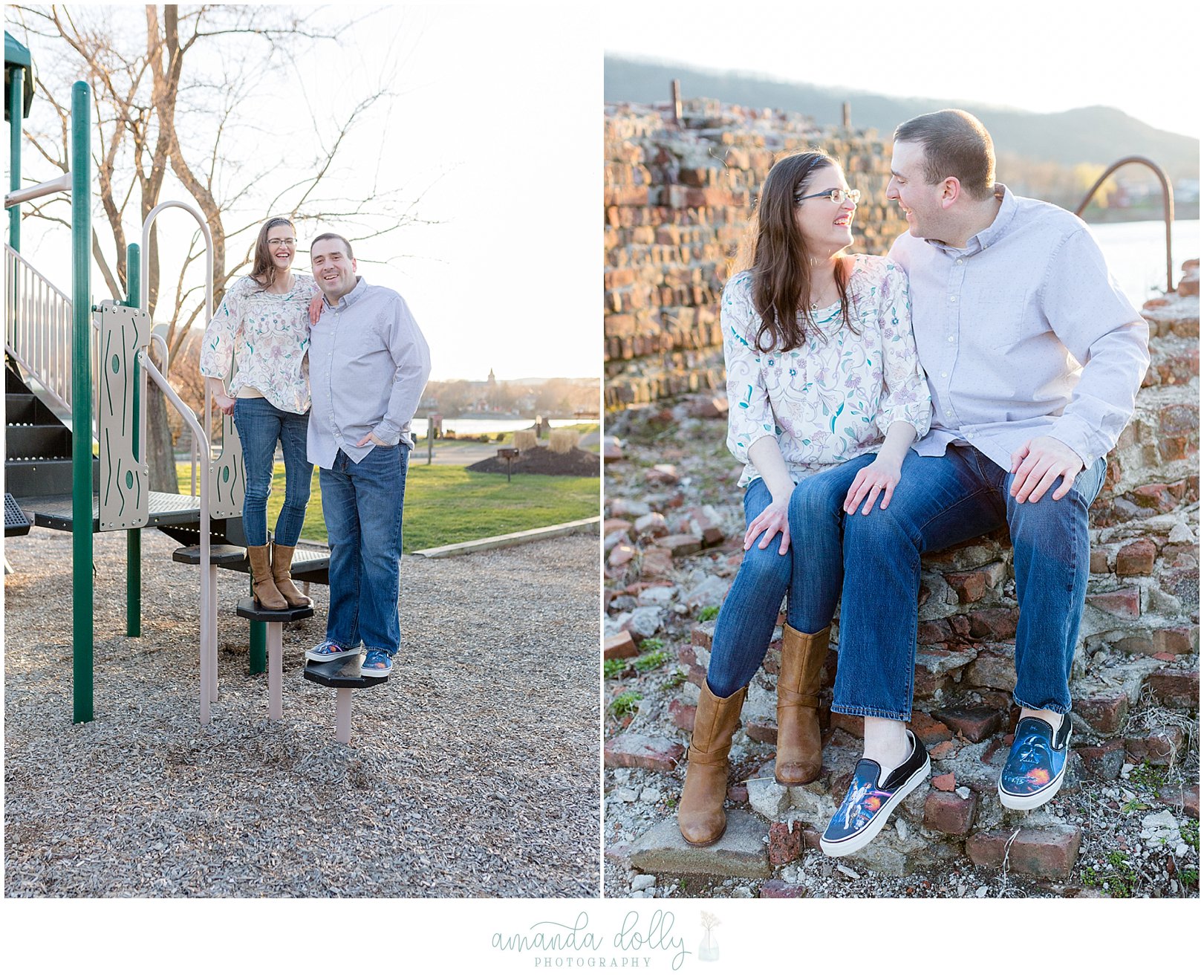 Garner Arts Center Engagment Photography