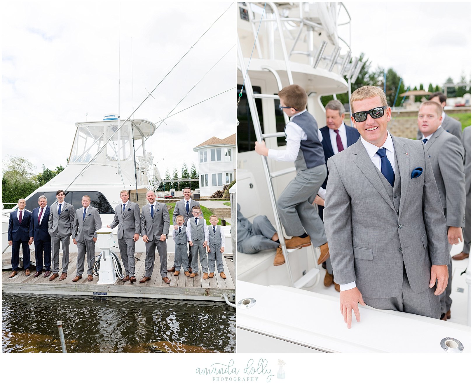 The Channel Club Monmouth Beach Wedding Photography