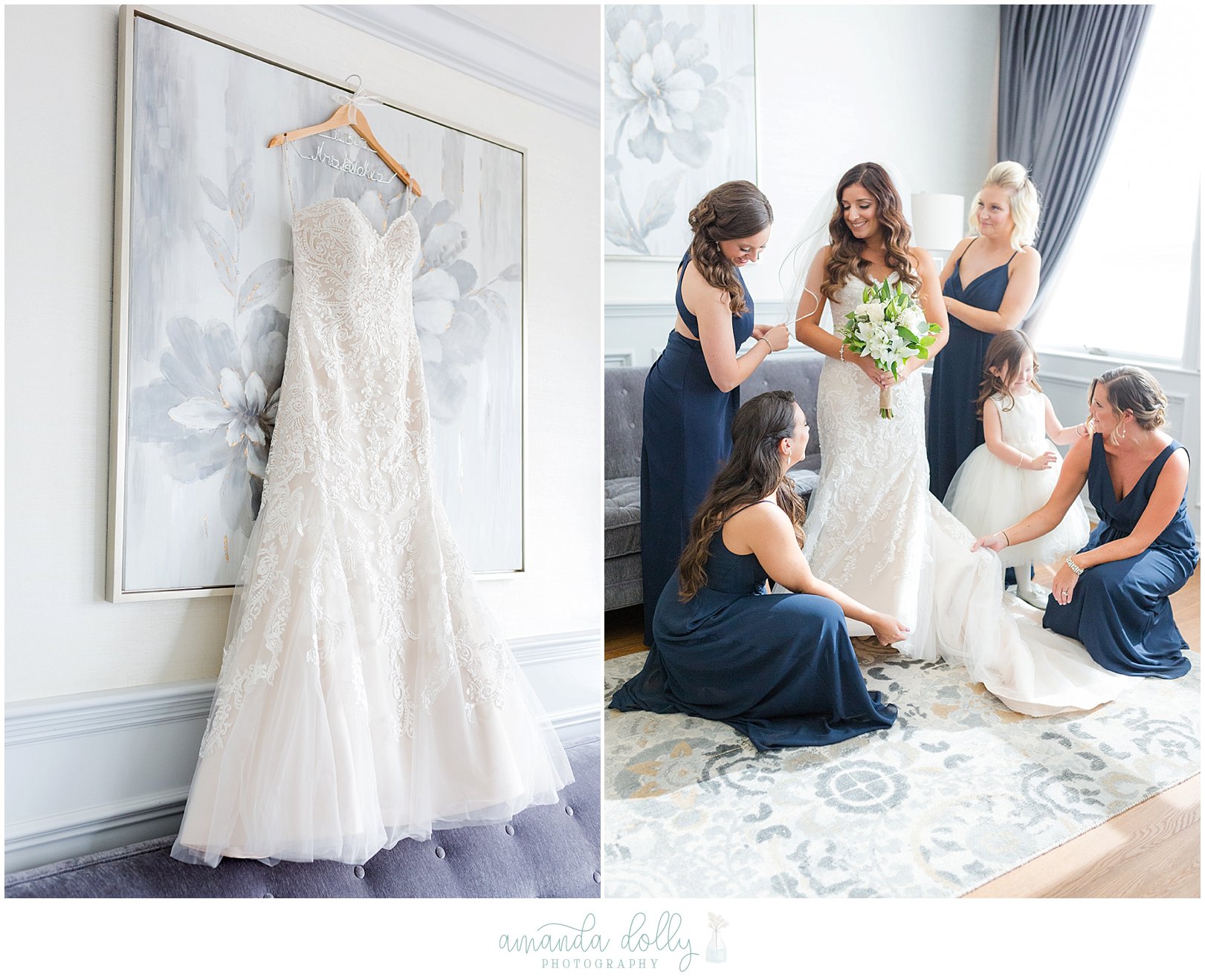 The Channel Club Monmouth Beach Wedding Photography
