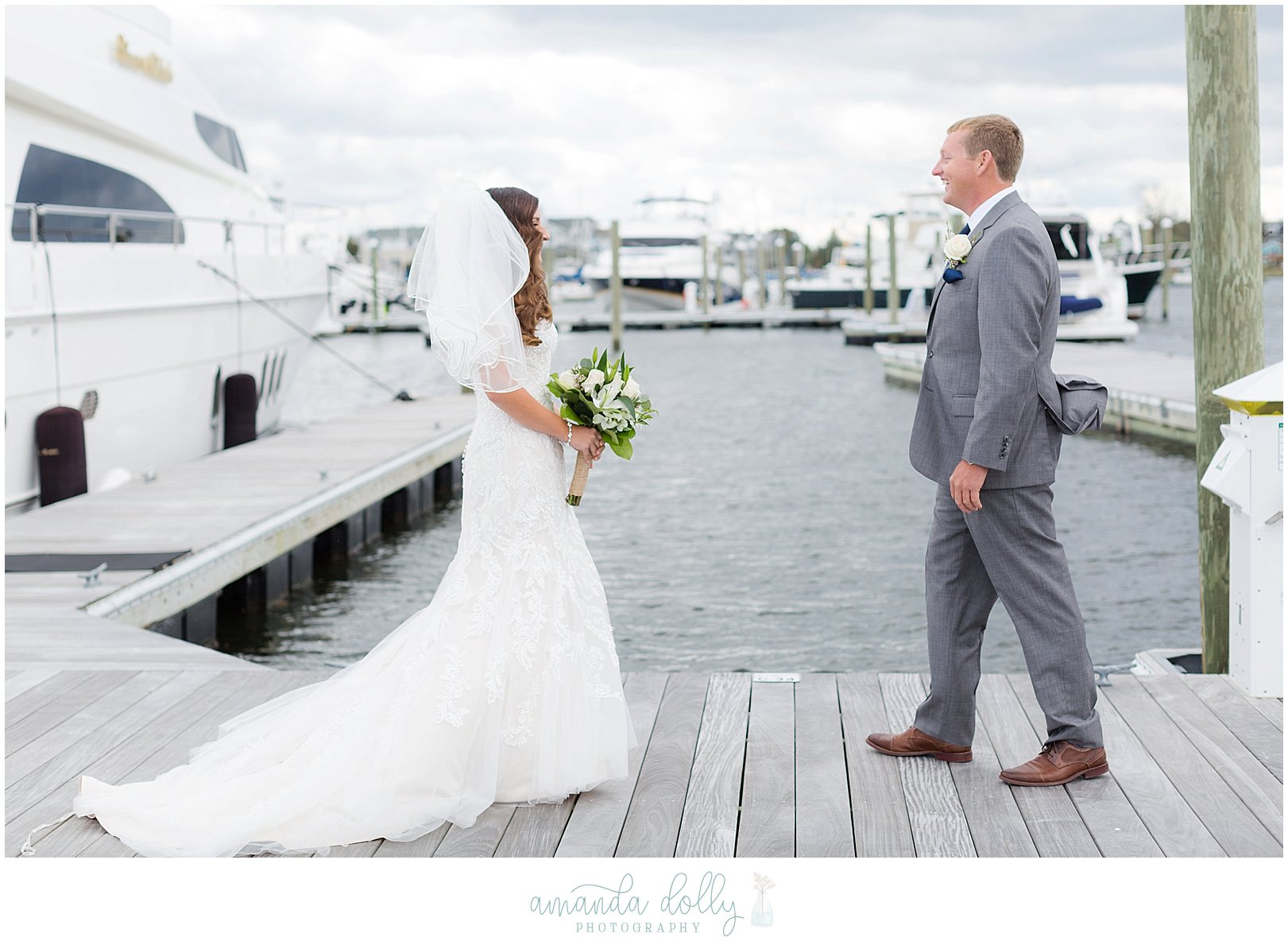 The Channel Club Monmouth Beach Wedding Photography