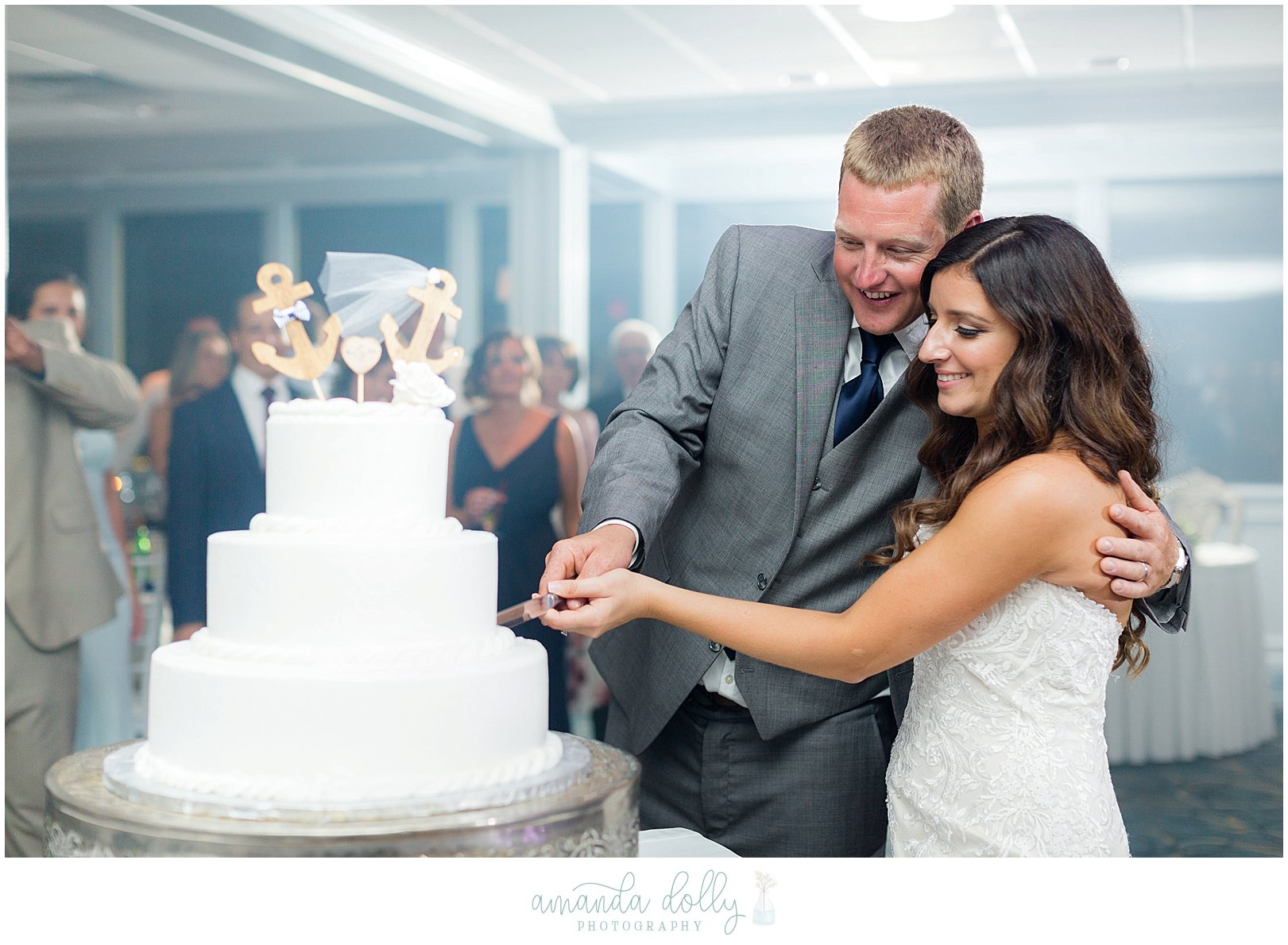 The Channel Club Monmouth Beach Wedding Photography