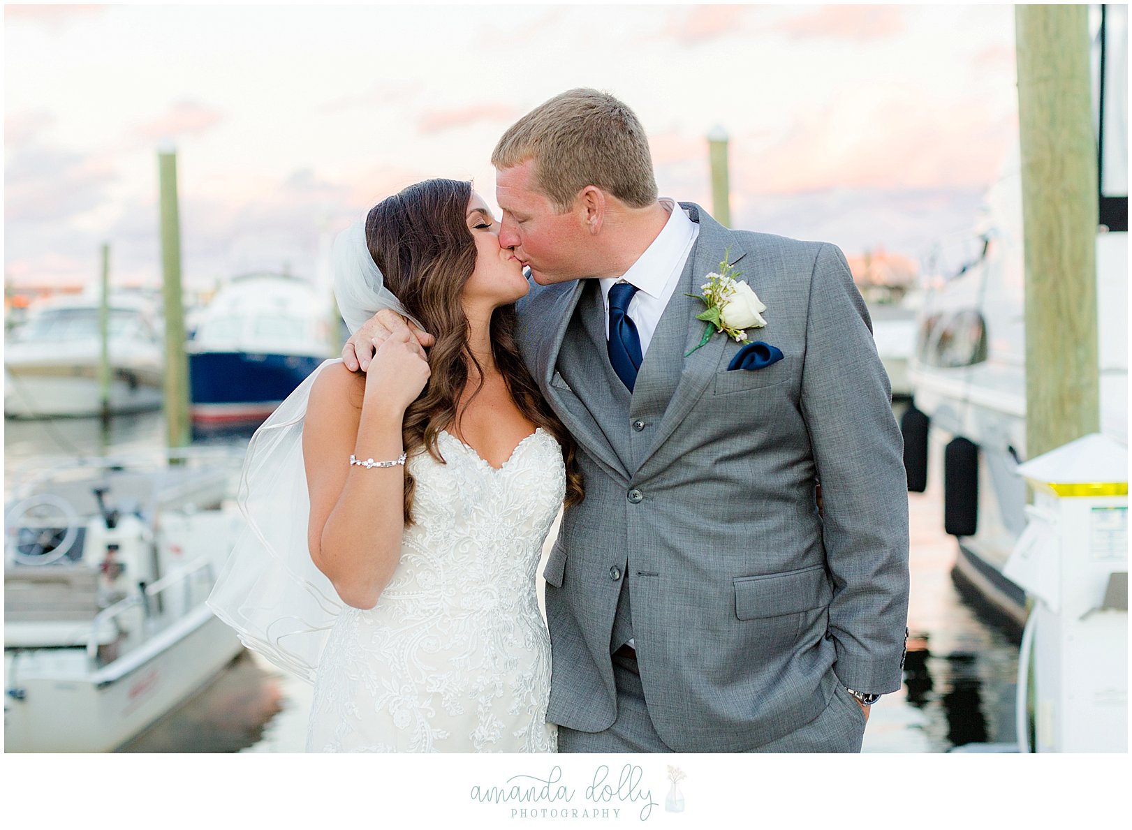 The Channel Club Monmouth Beach Wedding Photography