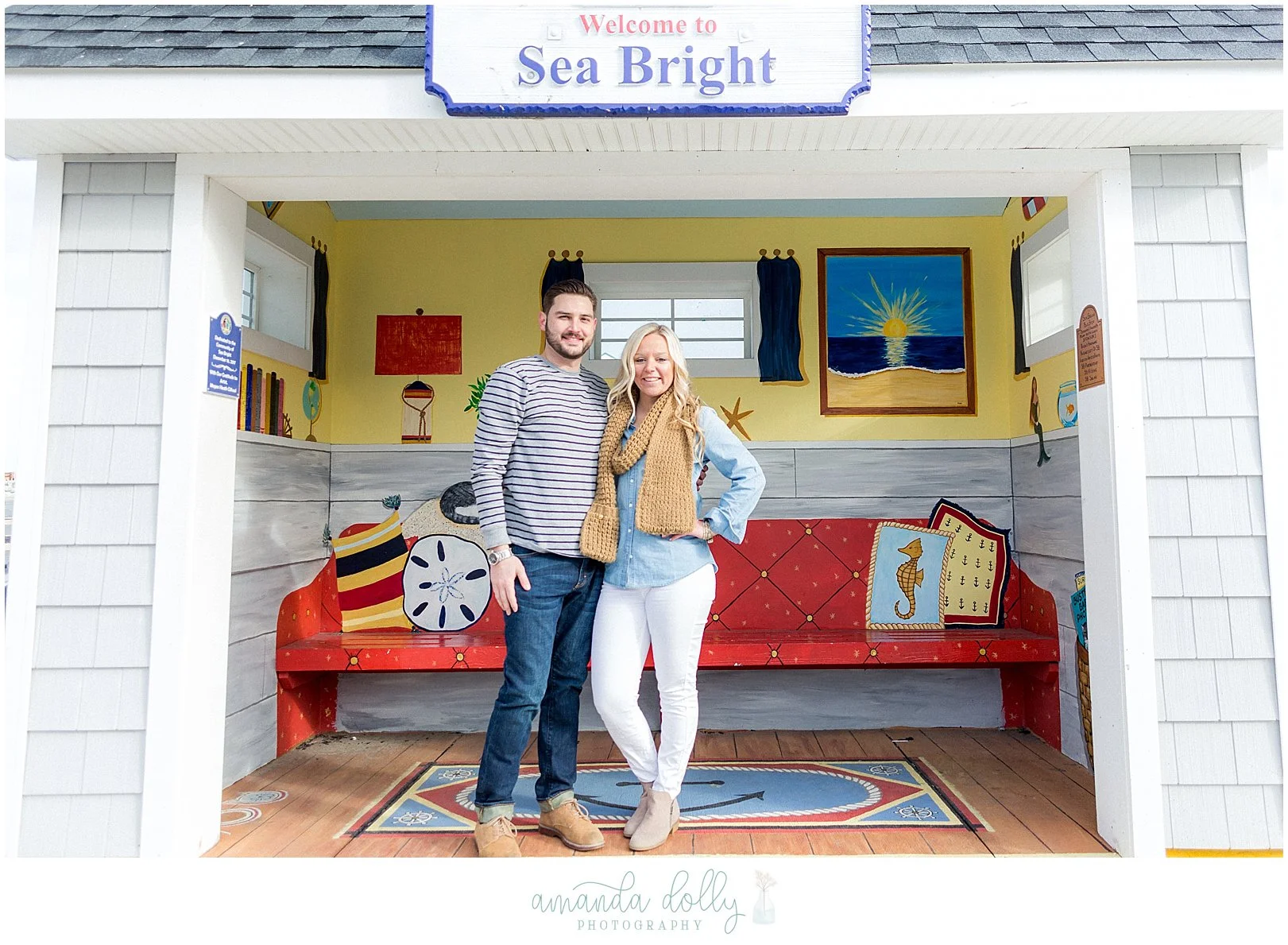 Sea Bright NJ Engagement Photography