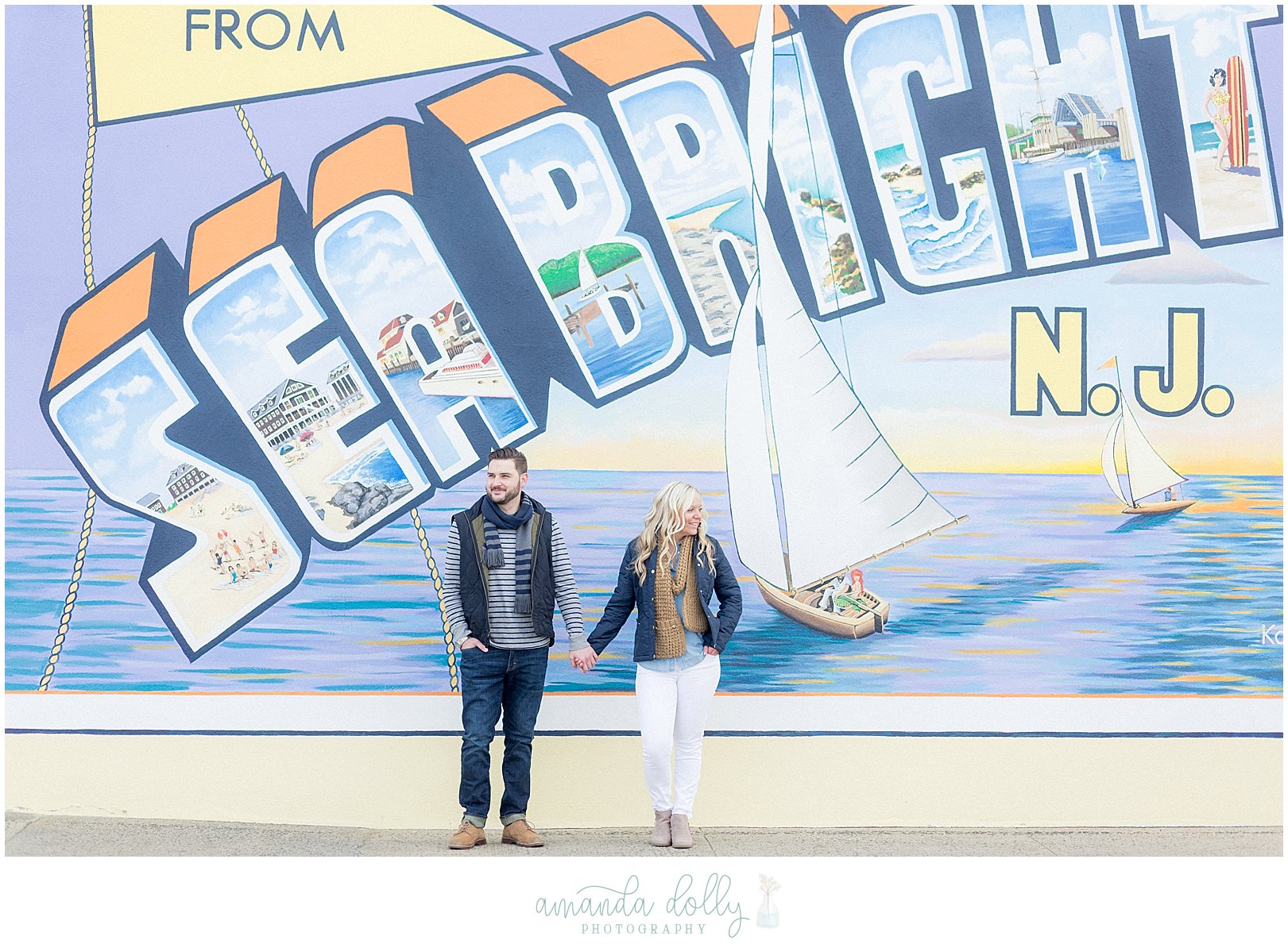 Sea Bright NJ Engagement Photography