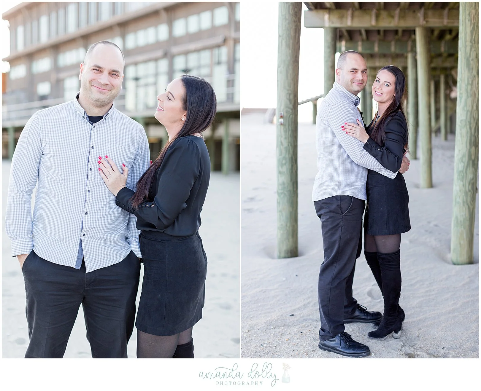 Pier Village Engagement Photography