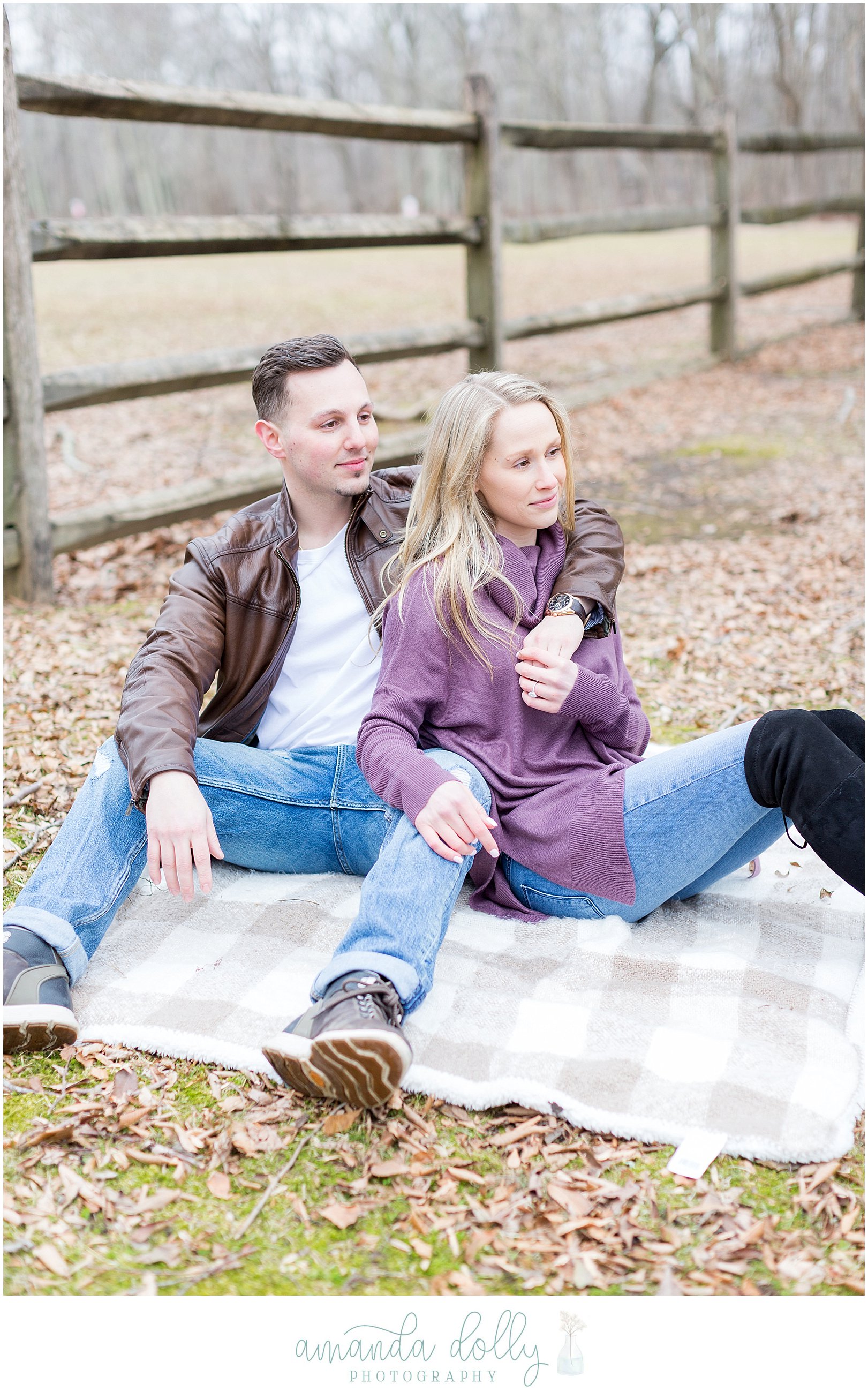 Allaire State Park Engagement Photography