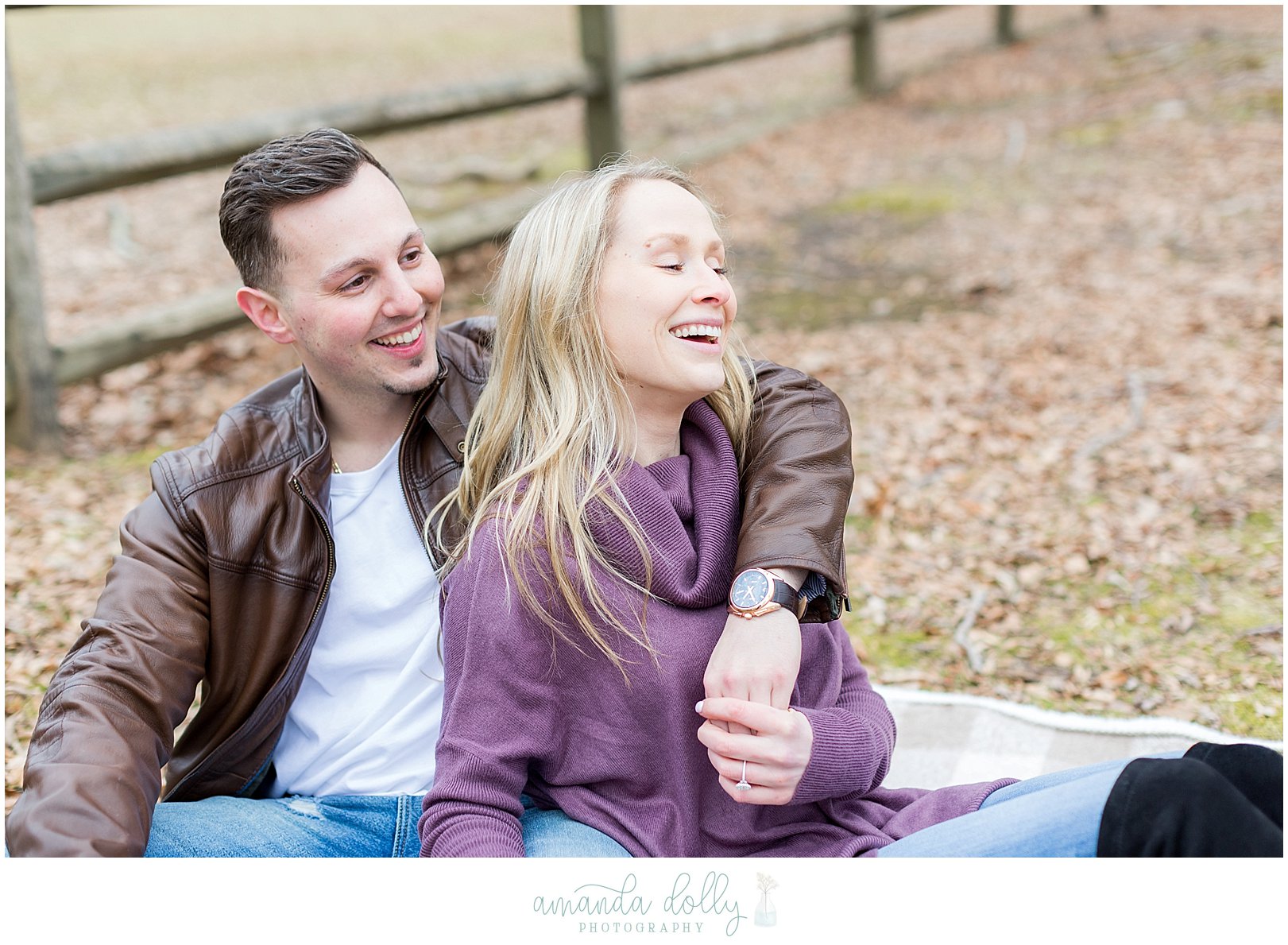 Allaire State Park Engagement Photography