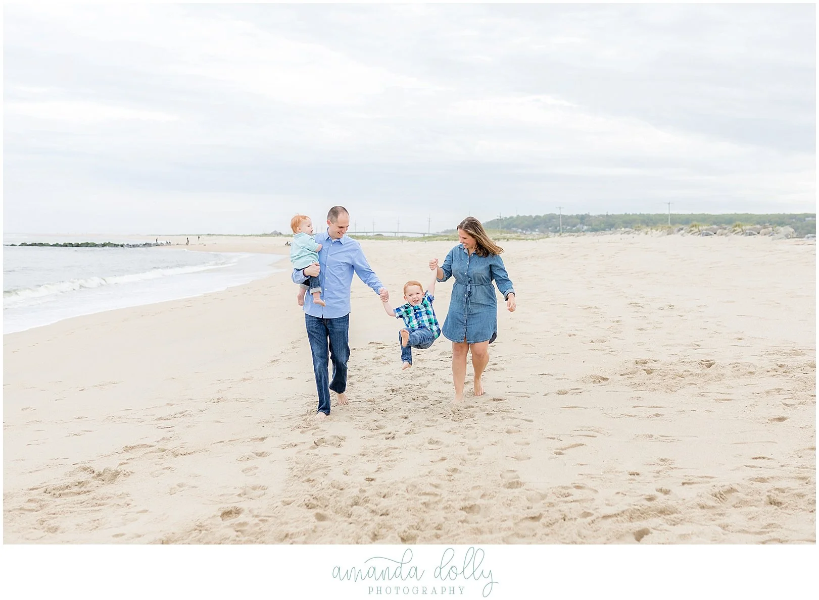 Sandy Hook Beach Family Photography
