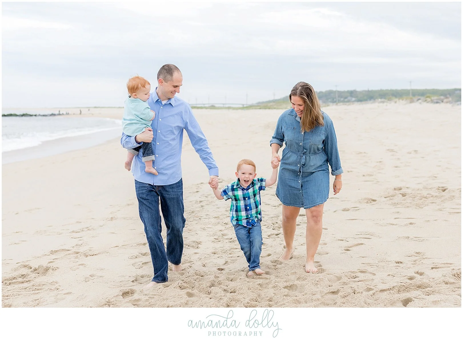 Sandy Hook Beach Family Photography