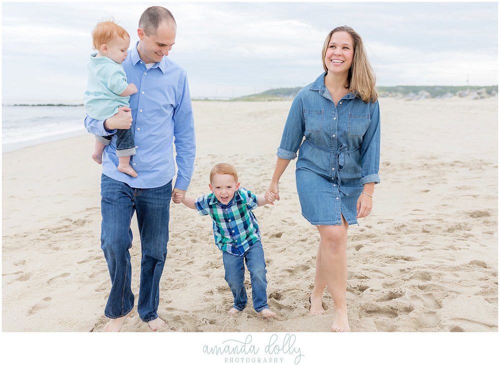 Sandy Hook Beach Family Photography