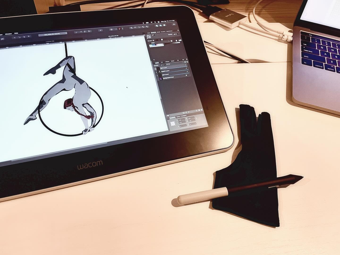 I’ve become this kind of digital artist now, but it does make a difference :)