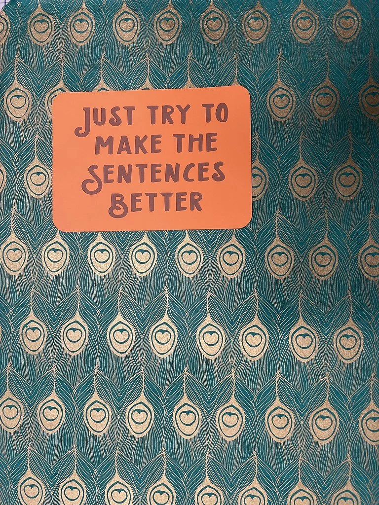“Just make the sentences better”
