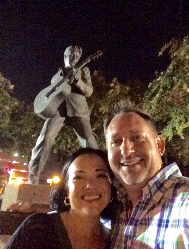 Marc & I with The One, The Only, The King of Rock & Roll, Elvis - Memphis, TN