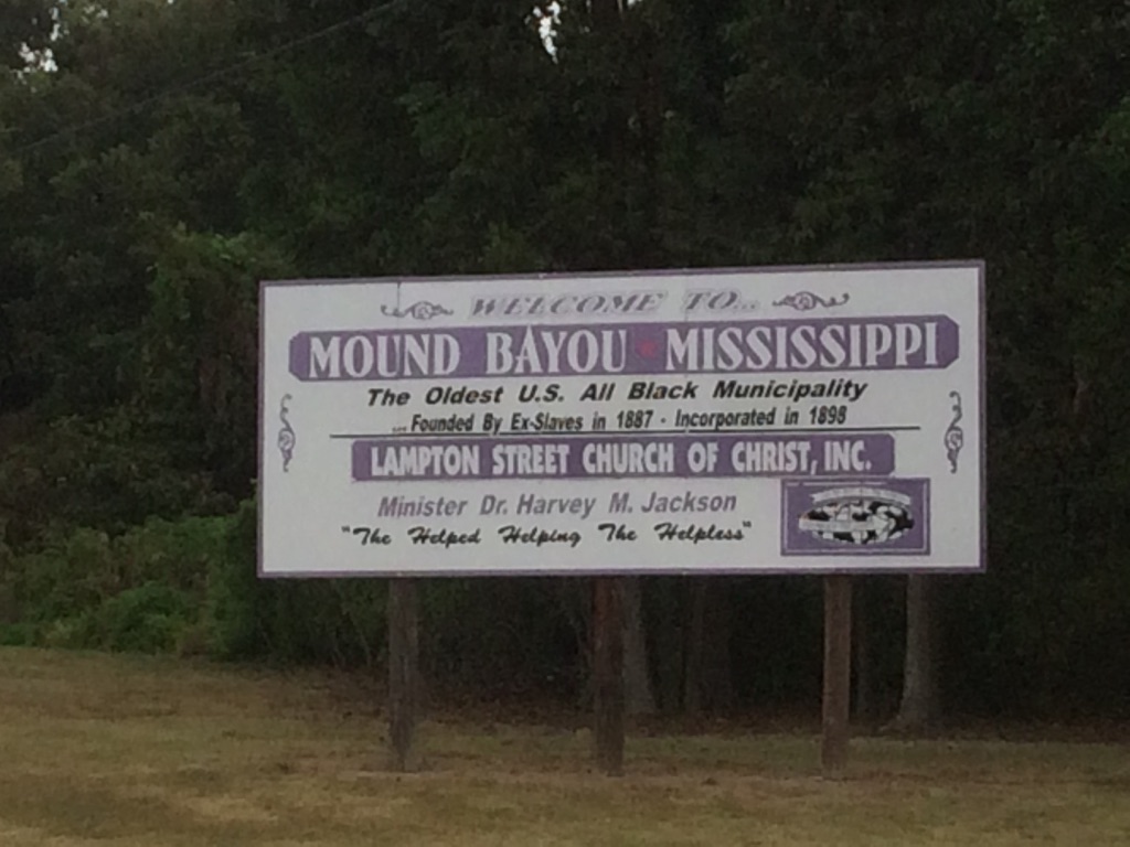 Mound Bayou, Mississippi - A utopia, a town, established by Ex Slaves. Photo by M.A. Caudel