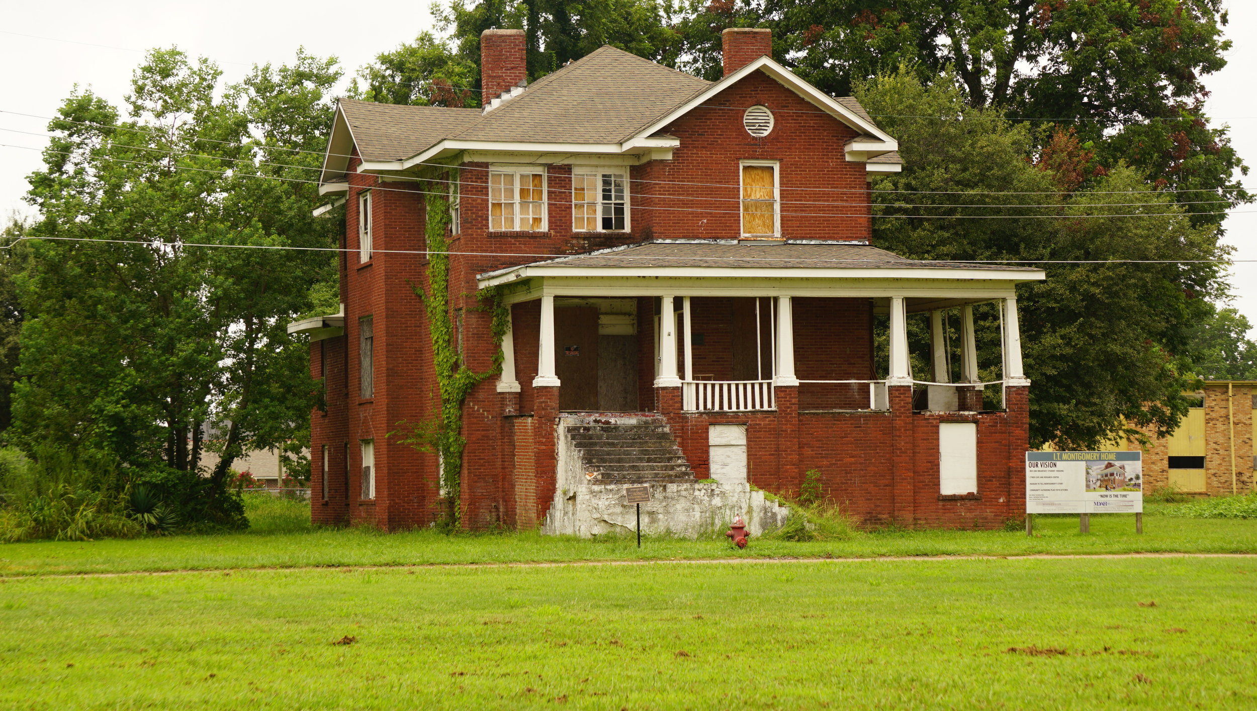 Home of Isaiah Montgomery, ex slave, Founder of Mound Bayou, Mississippi. Photo by M.A. Caudel