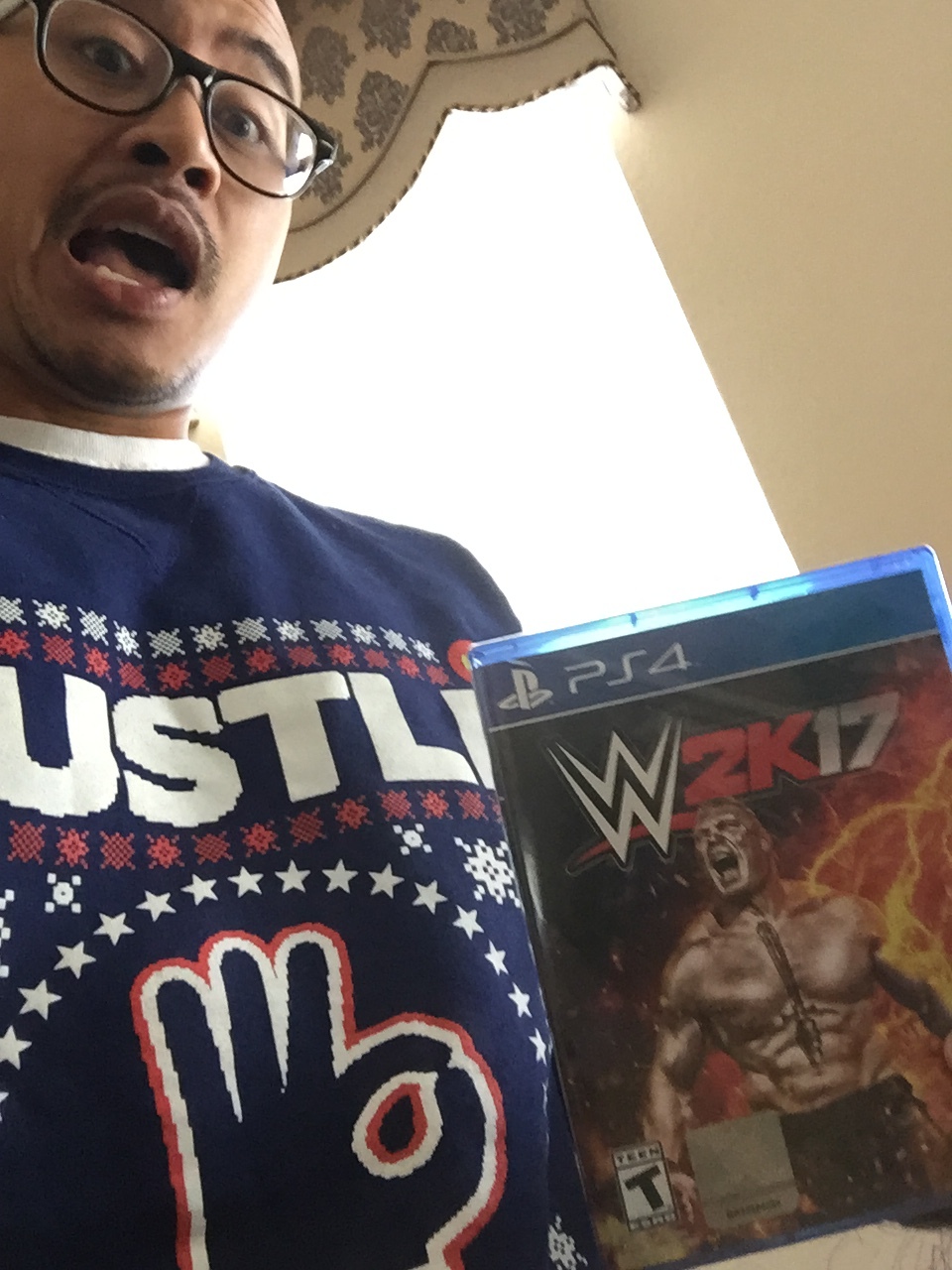 Ugly John Cena sweater, it's in the budget!