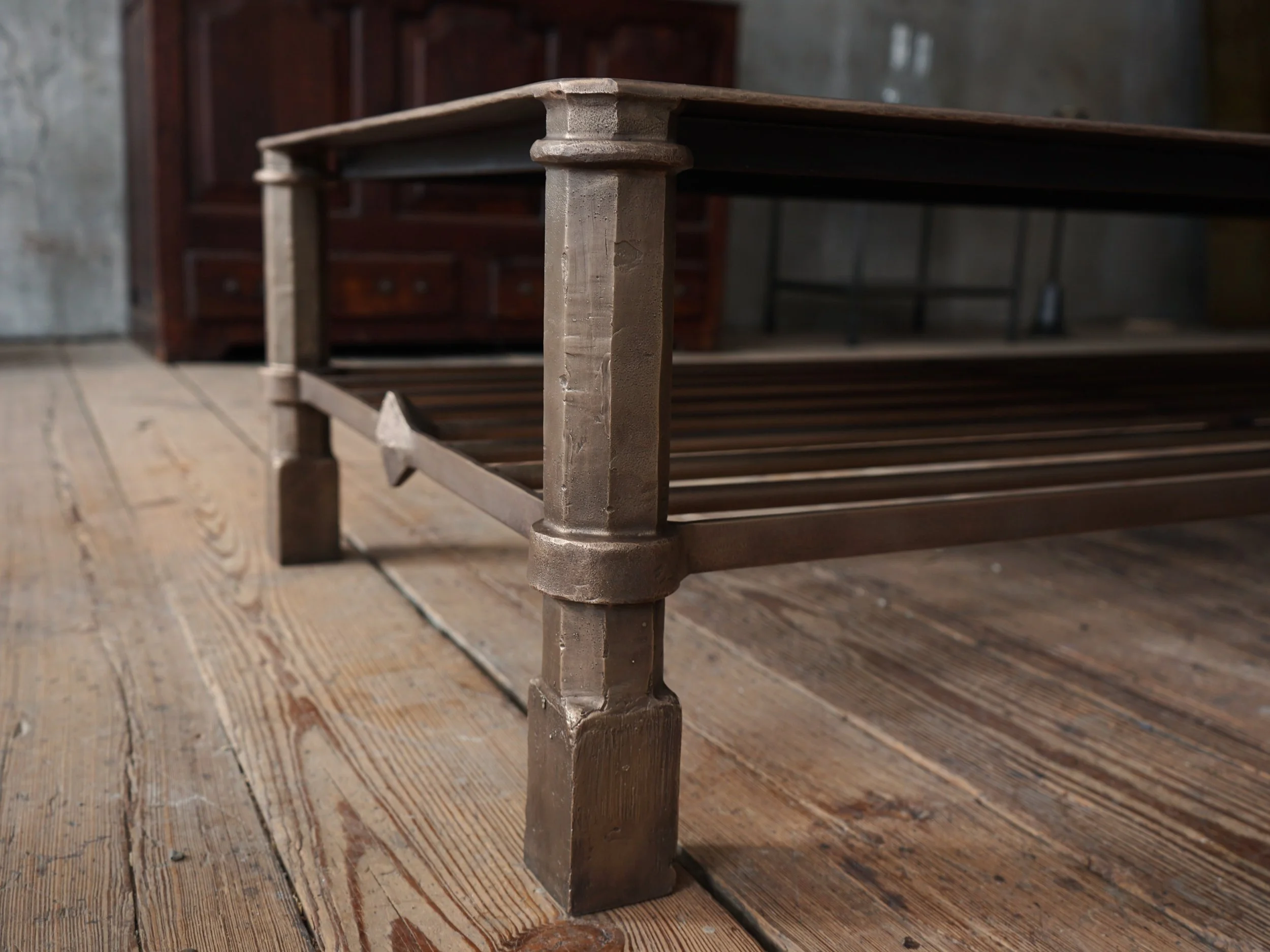 Custom Cast Bronze Coffee Table Base