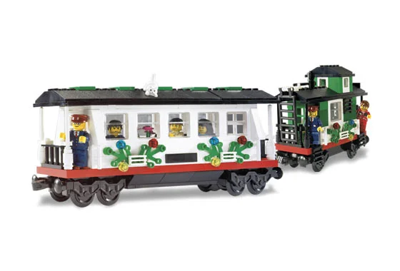 winter village train