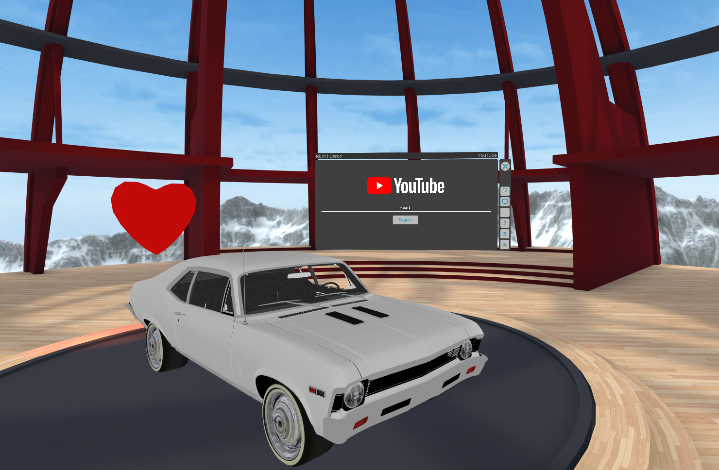 Create dynamic and interactive presentations in VR with multiple 3D loader and YouTube Viewer