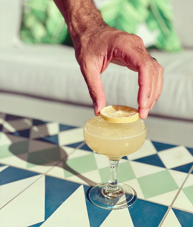 Putting the finishing touch on a Margarita Exotique by @tikicommando