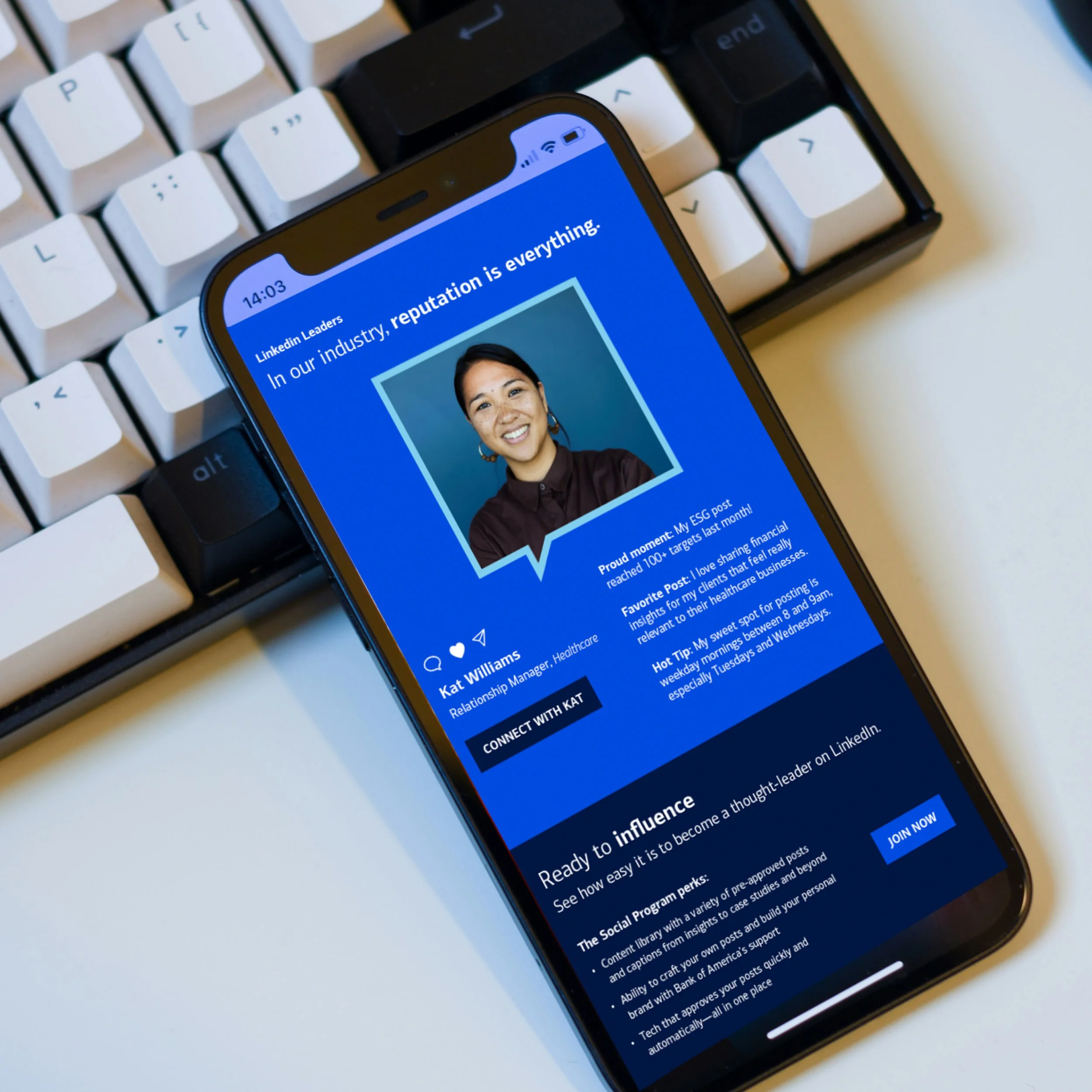 Bank of America LinkedIn Campaign