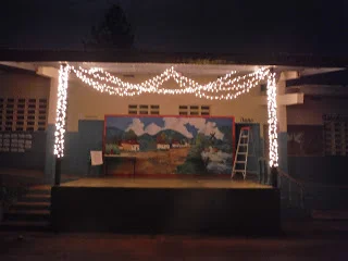 Turning on the lights was a magic moment!
