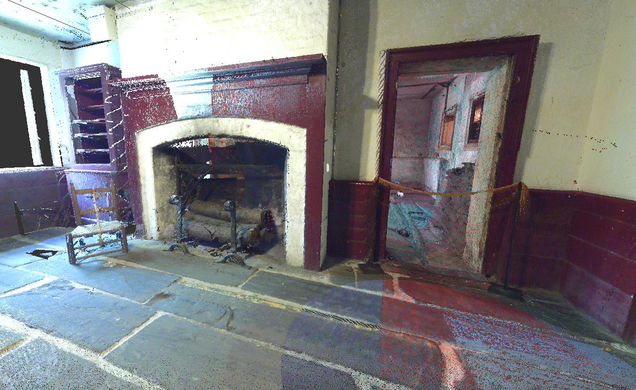 Interior of Owens-Thomas Basement Model