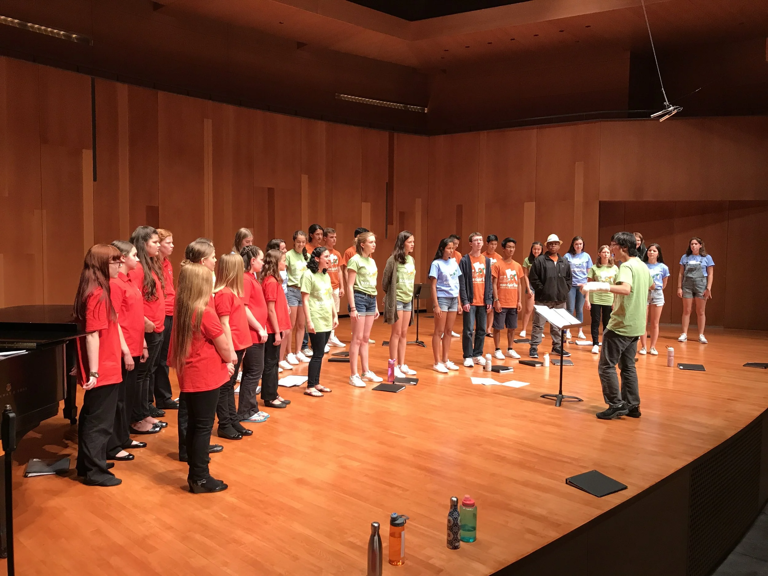 CCC members performing with the Piedmont ECCO Choir.