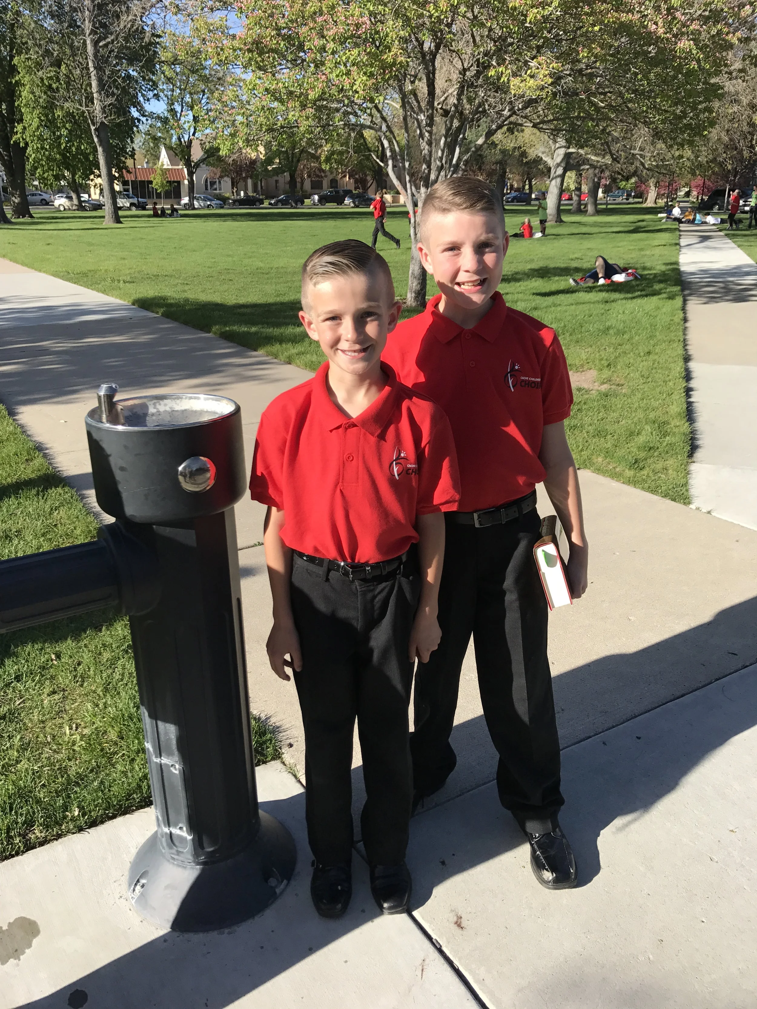 Garrett and Cole at Treblefest