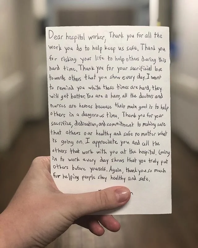 #DearHealthcareWorker: it&rsquo;s been tough month. Thank you for everything you have done and are continuing to do while fighting in this pandemic. Your sacrifice is not unnoticed; You all are truly healthcare heroes, and we&rsquo;re so honored to k