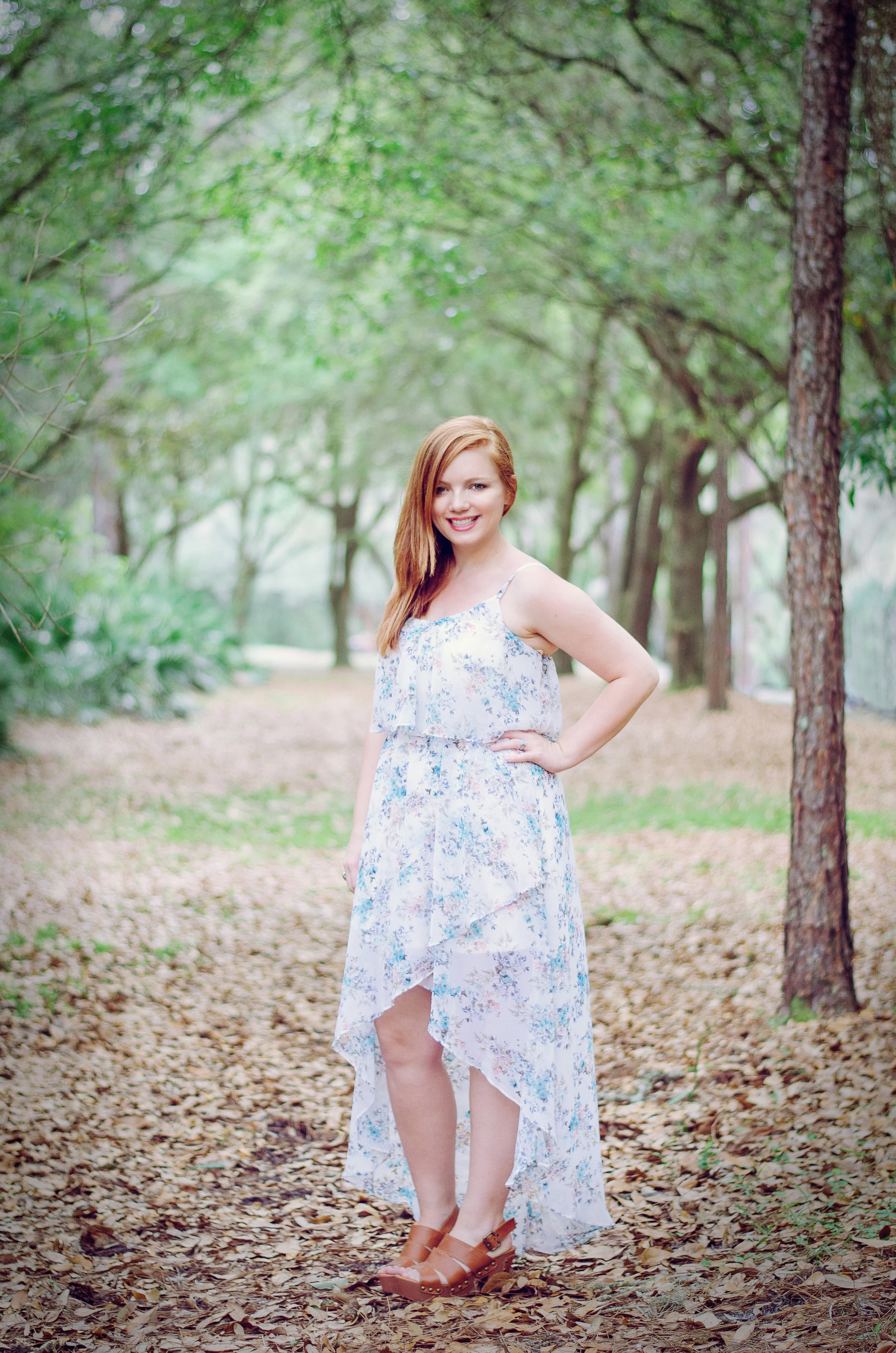 Christina enjoying herself at the park on a beautiful spring day. She sent me the dress image a week ahead of time so I was excited to showcase it with her.