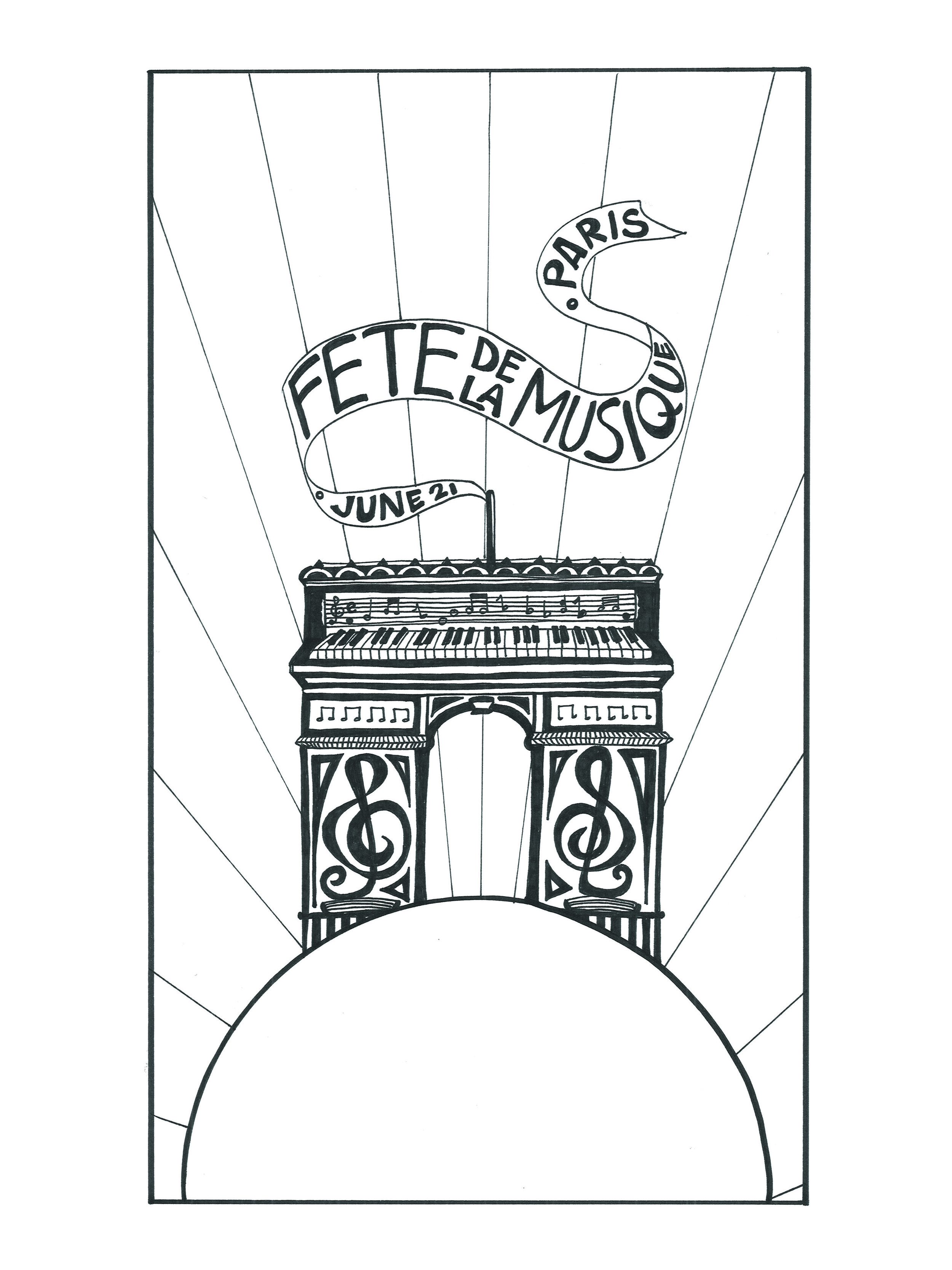 Fête De La Musique - Illustration