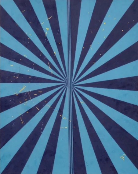 Grotjahn Black Grape and muted turqoise butterfly.JPG