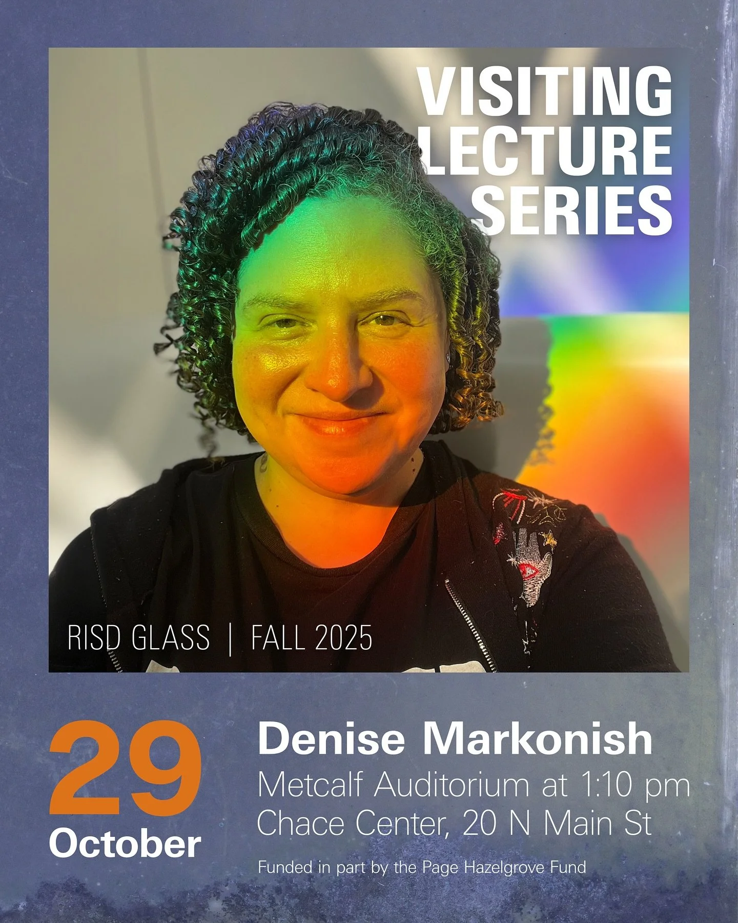 We are thrilled to welcome Denise Markonish for our Visiting Lecture Series this week. Join us tomorrow at 1:10 pm!

Denise Markonish is the Martin Friedman Chief Curator at Madison Square Park Conservancy, starting in June 2025. For the previous 18 