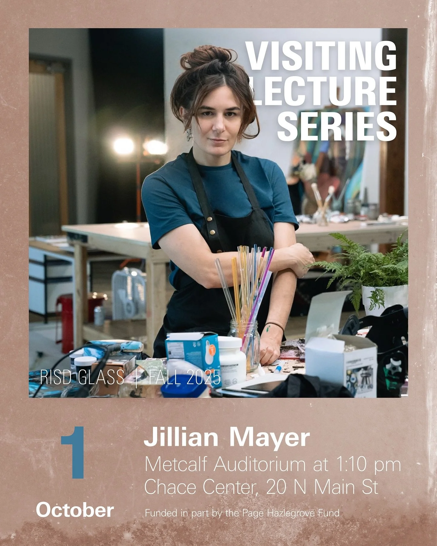 This Wednesday at 1:10 pm, we are excited to welcome Jillian Mayer for our Visiting Lecture
Series!

Through videos, sculptures, online experiences, photography, performances, and installations, Mayer explores how technology affects our lives, bodies