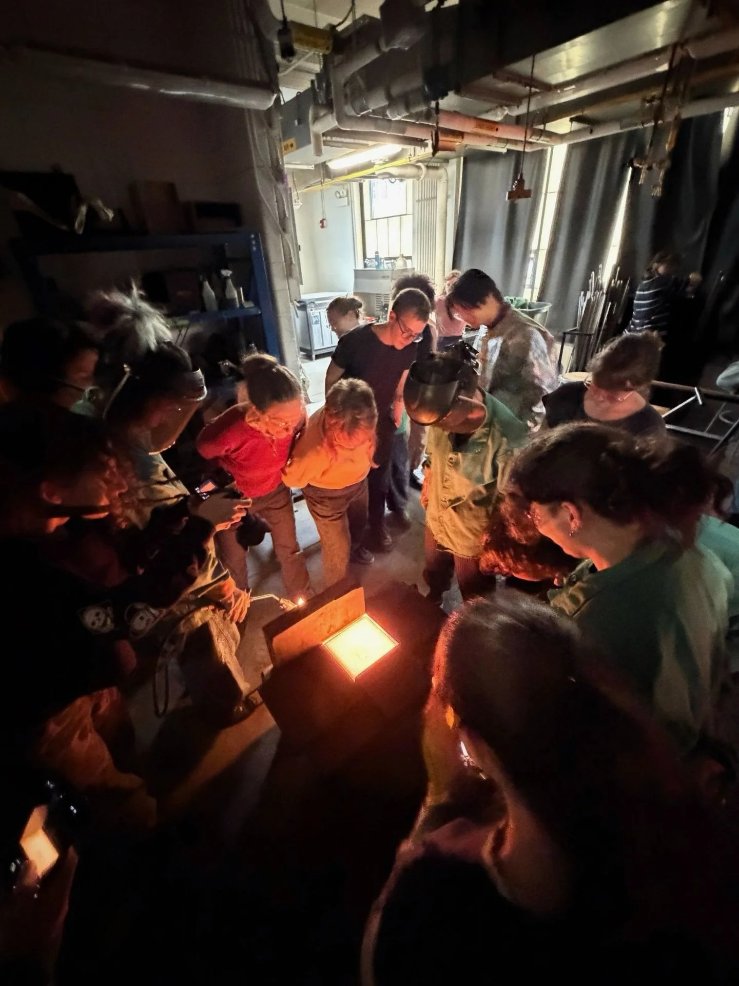 Teams at work during Graduate Thesis HotNights. Second-year graduate students brought the heat! Thank you to all who came by!