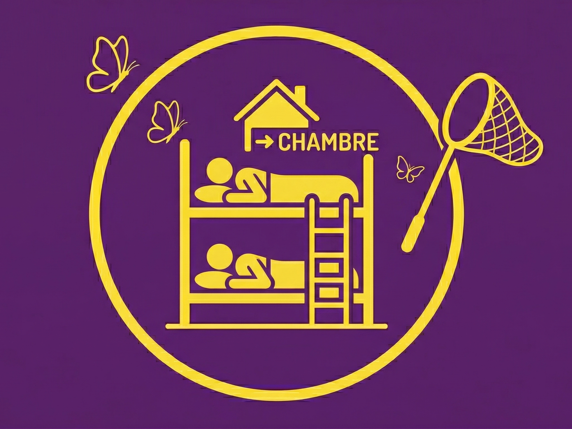 Chambre partagée non étudiant (2 personnes membres)