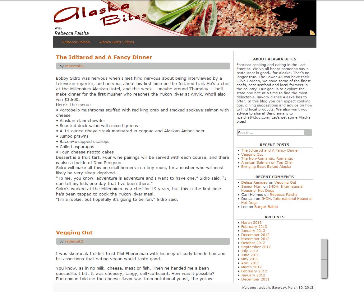 Alaska Bites Food Blog