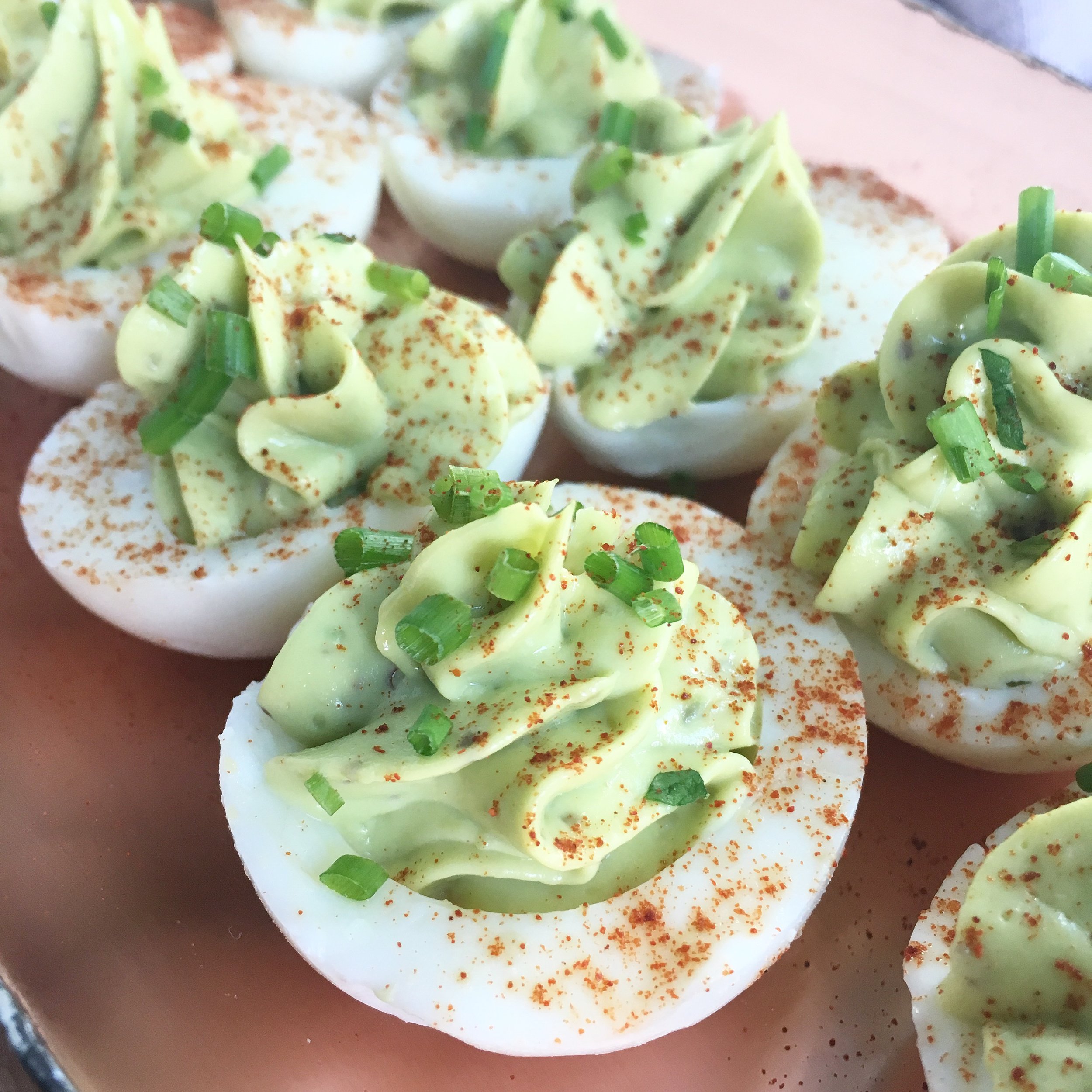 Avocado Deviled Eggs
