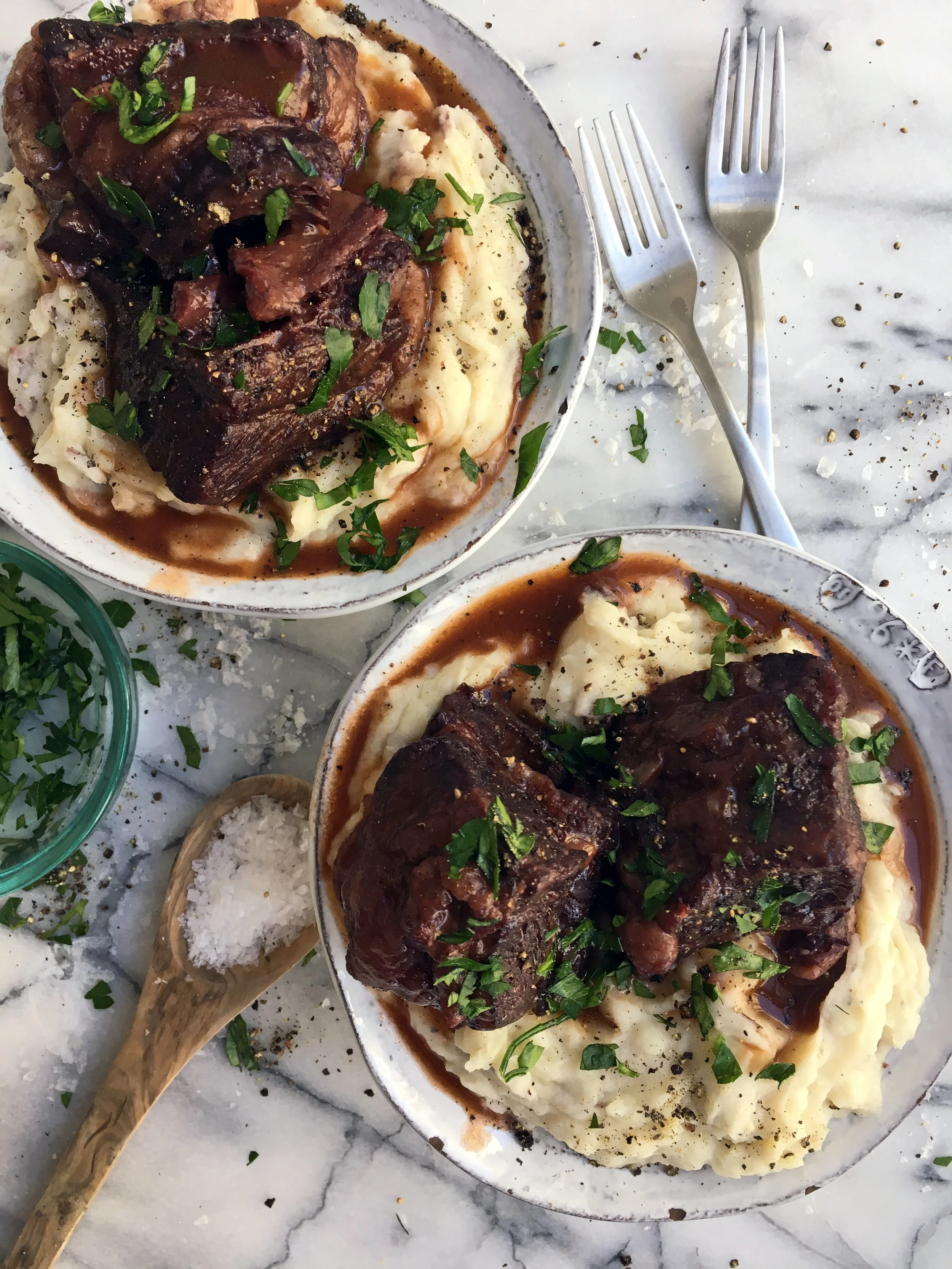 Whole30 Short Ribs & Smashed Red Potatoes