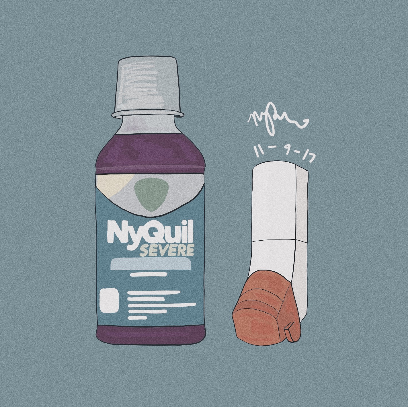   Asthma  // iPad Pro + Apple Pencil 