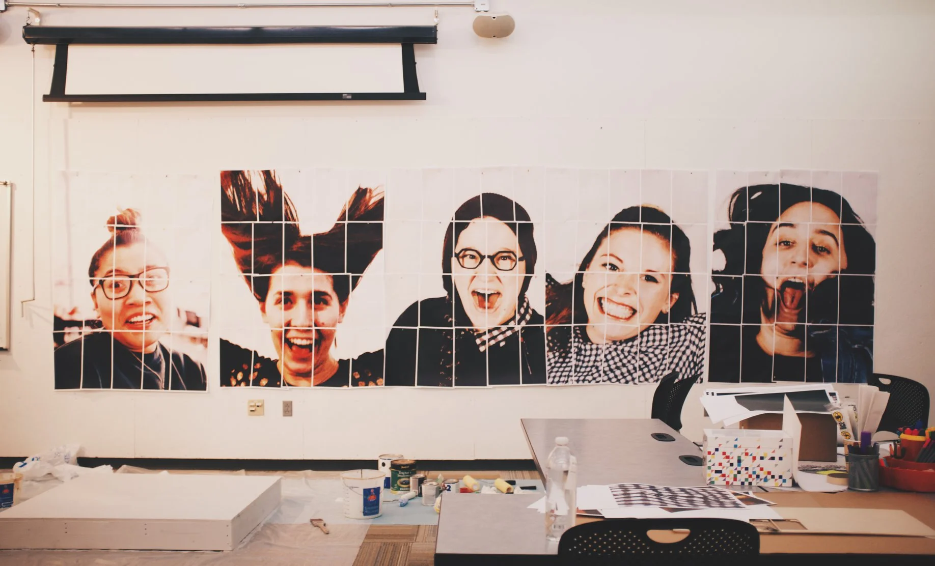   Big Faces 2017  // Photos: Fujifilm X100T / Prints: 11x17” tiled pages 