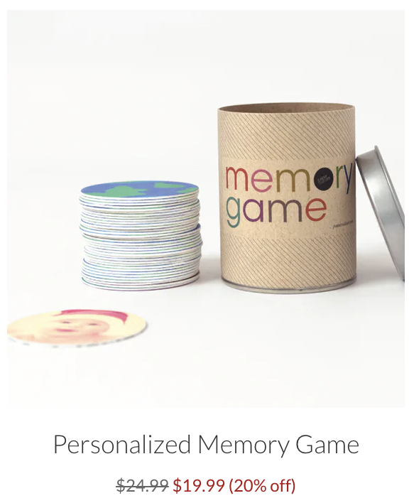 Paper Culture- Memory Game