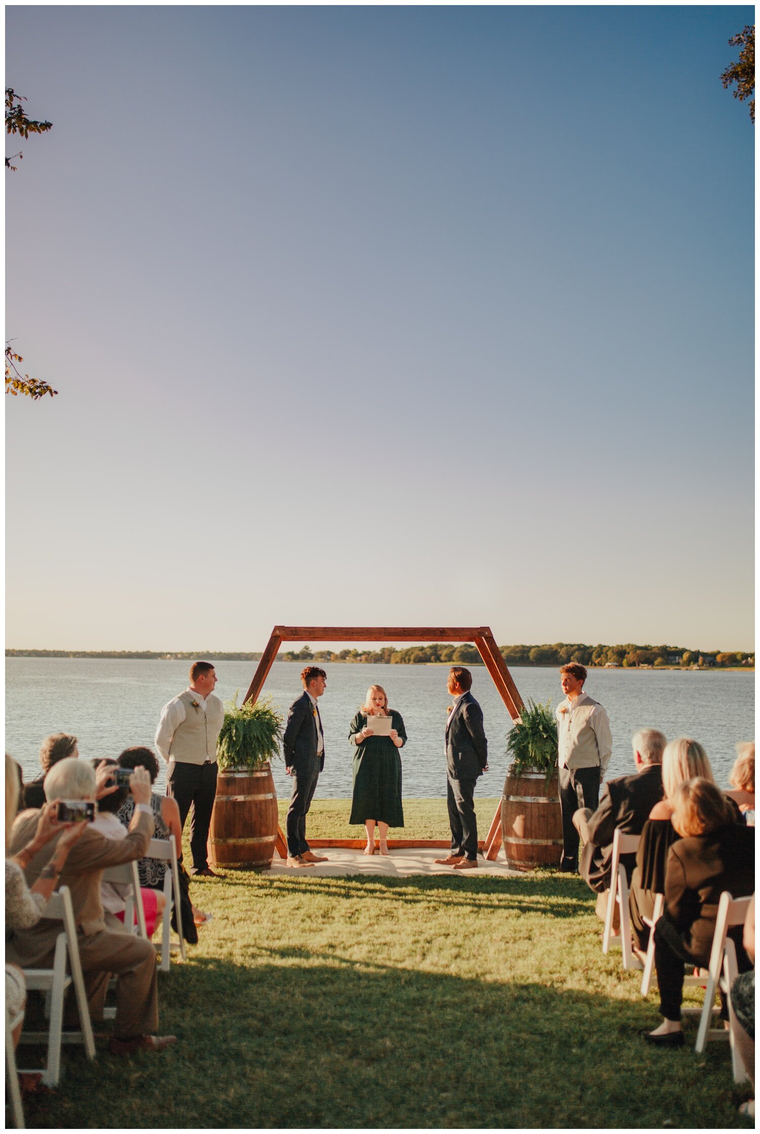 Sunrise Point at Cedar Creek Lake Wedding Texas Sunset (Joshua and Parisa - Austin Wedding Photographer)_0024.jpg