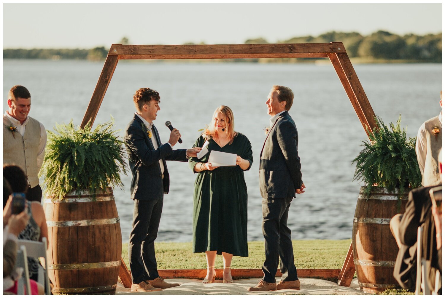 Sunrise Point at Cedar Creek Lake Wedding Texas Sunset (Joshua and Parisa - Austin Wedding Photographer)_0071.jpg